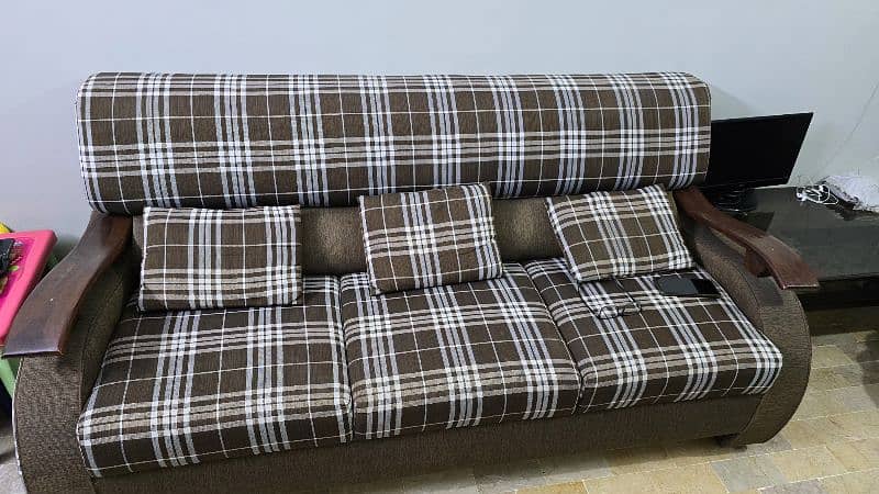 3+1+1 sofa set and 3 seater sofa bed for sale 1