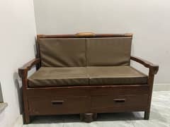 2 seater sofa with storage