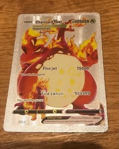 pokemon VMAX CHARIZARD 999999 hp rarest card