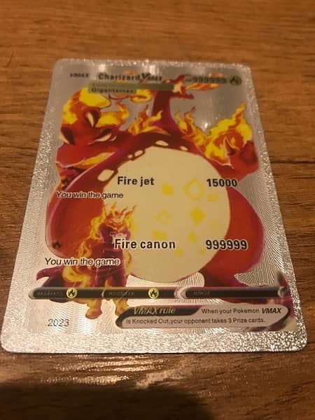 pokemon VMAX CHARIZARD 999999 hp rarest card 1