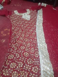 bridal dress |colour is red | 0