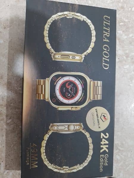 Smart watch ultra gold only for I phone Edition/winmax/good condition 6