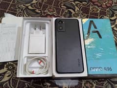 oppo a96 with box and charger