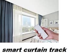 smart curtain track  mobile control motorized track wifi curtain