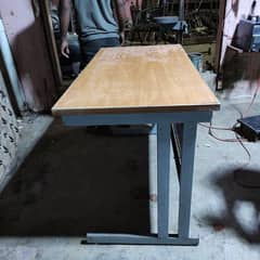 Computer Table with Wiring