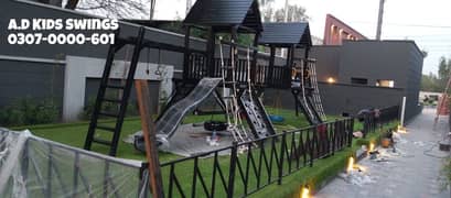 Slides| Swings|Seesaw| Monkey bar|