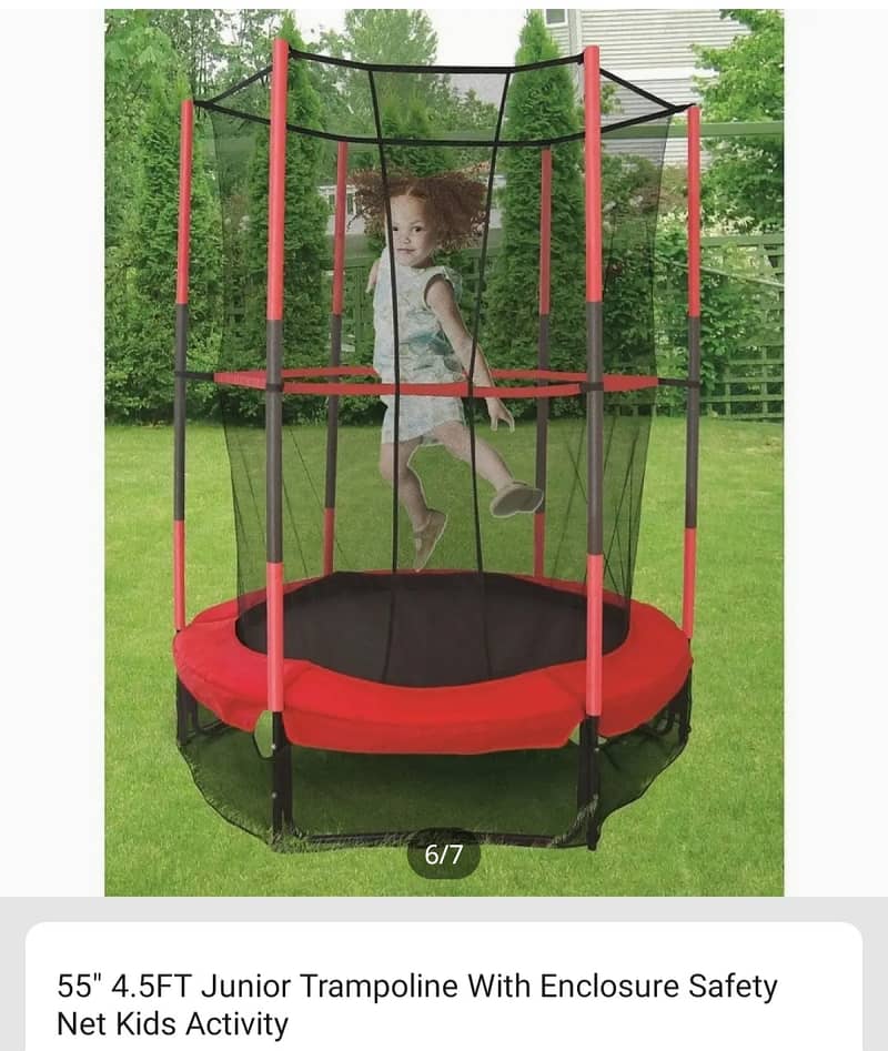 Trampoline 55" for kids less than 50kg 1