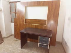 Office table+ Wooden partition frame