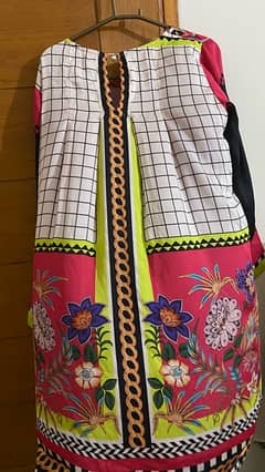 short frock Embroidered sleeves