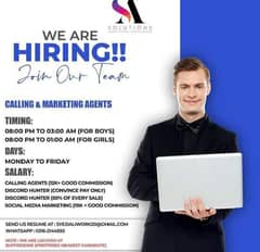 call center sales team hiring