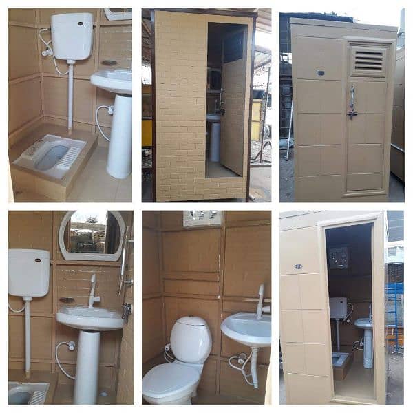 parking shed portable washroom porta cabin dustbin guard room 7