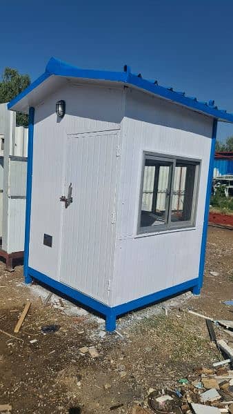 parking shed portable washroom porta cabin dustbin guard room 10