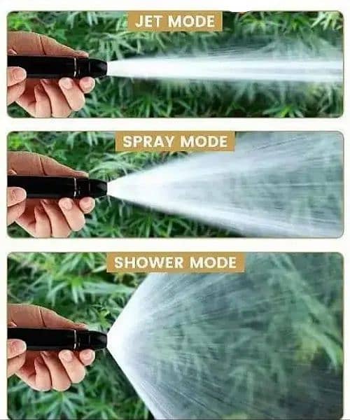 High pressure water spray nozzle for car washing, bikes and plants 1