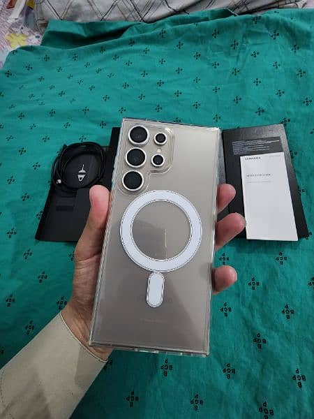 Samsung S24 Ultra Imported Box,charger,cable,Cover,Glass,Protector 7