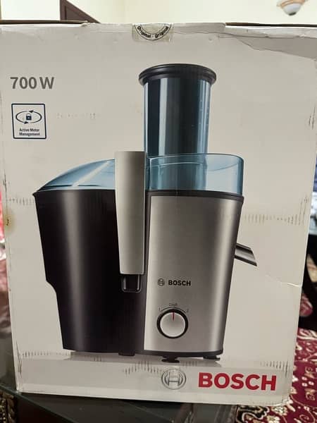 BOSCH JUICER 700W 10/10 brand new never used 3