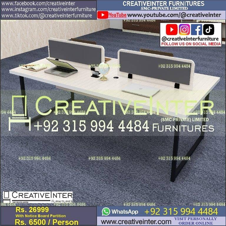 Office Workstation Meeting Conference Desk Study Computer Table CEO 5