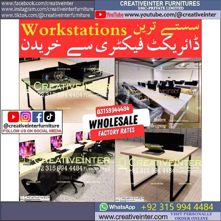 Office workstation table Conference Meeting Desk Executive Furniture 6