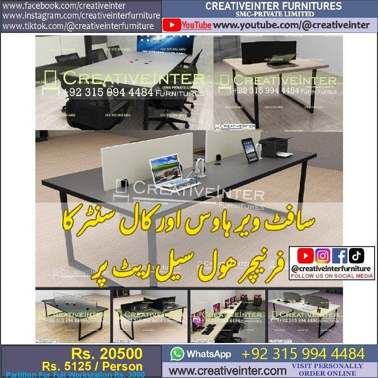 Office workstation table Conference Meeting Desk Executive Furniture 15