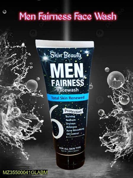 men's fairness face wash 1