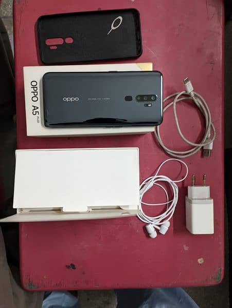 OPPO A2020 MOBILE BRAND NEW WITH ALL ACCESSORIES+ HAND FREE 3