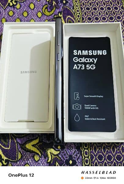 Samsung Galaxy A73 5G Dual Sim Official PTA Approved 8GB 256GB 11