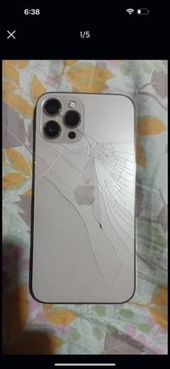 back glass broken I phone 12 pro max