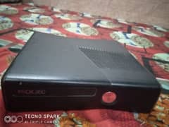 Xbox 360 slim with 2 controller