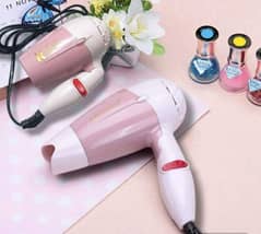 Foldable Fabulous 700w Hair Dryer - pink