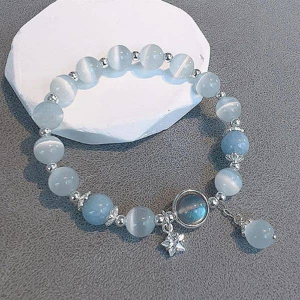 original Opal sea blue treasure Moonlight crystal bracelet 0