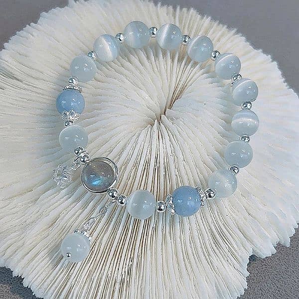 original Opal sea blue treasure Moonlight crystal bracelet 1