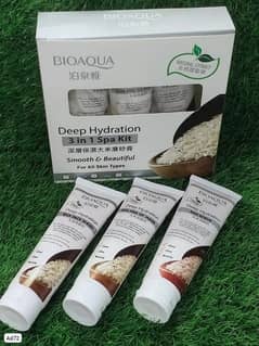 3 in 1 hydrating cream feel off mask facewash