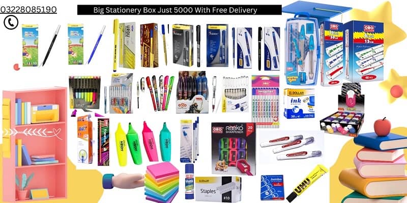 33 Stationery Items With Free Delivery 0