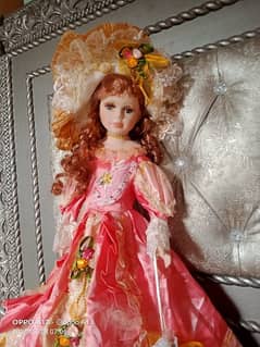 Jmisa 26" Umbrella Porcelain Dolls Victoria Style