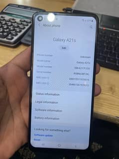 Samsung A21s LCD change and Finger print not working