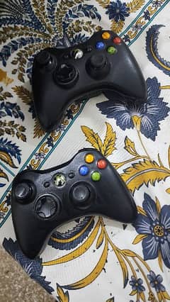 xbox 360 wireless controllers black edition 10/10 remotes