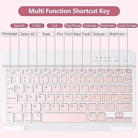 Keyboard Case for iPad 10.2 inch 9th 8th 7th Generation, with Detacha 4