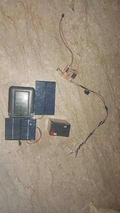 mini solar panel setup 6v/12v