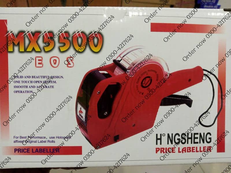 MX5500 Price Tag EOS 8 Digits Sports Labeler manual label machi 3