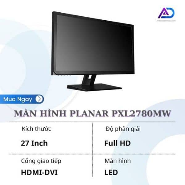 planar 27 inch. monitor hdmi . Dp 1