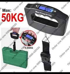50Kg Travel Luggage Scale Portable Handheld Electronic Scale With