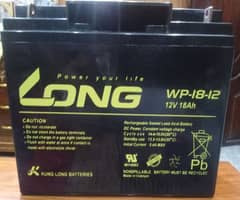 Long Dry Battery 12v 18Ah brand new