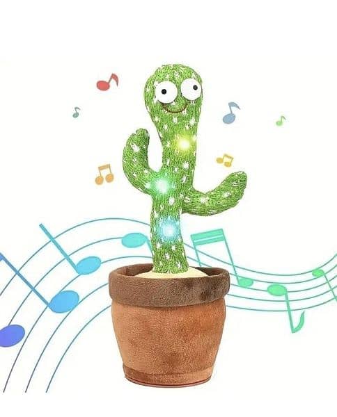 Dancing Cactus Plush Toy For Kids 1