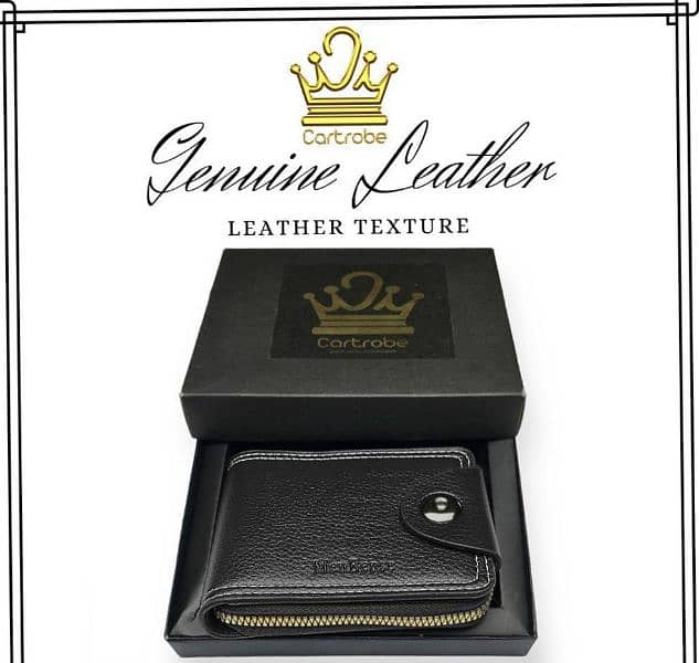 men's leather wallet black 4