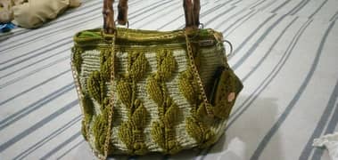 handmade crochet work bag