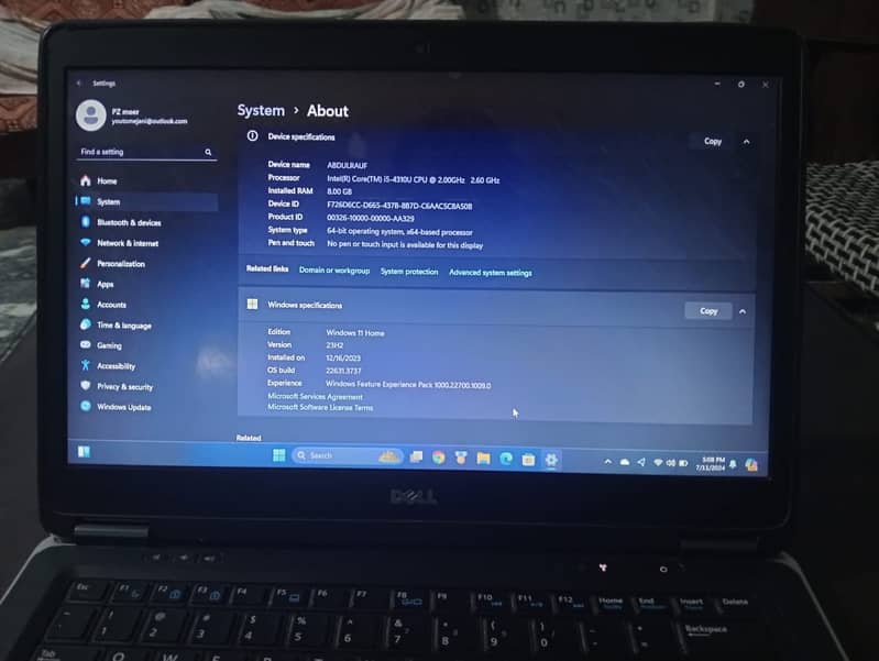 Laptop latitude e7440 4th generation 6