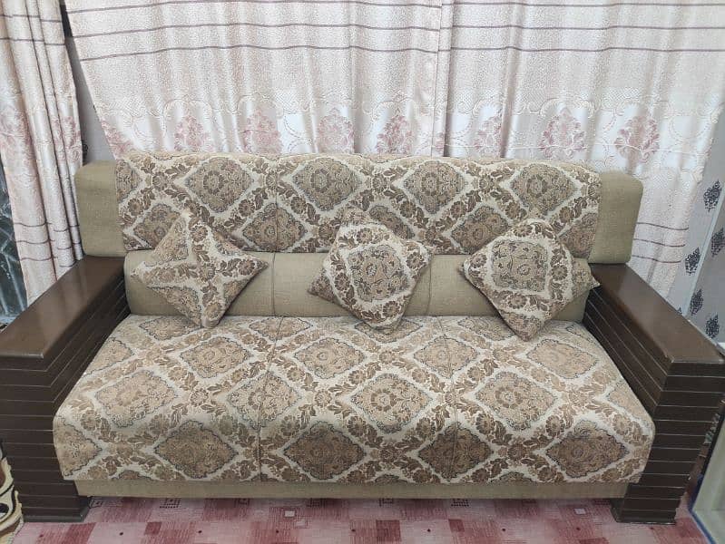 5 seater sofa set plus table set 3 pcs 1