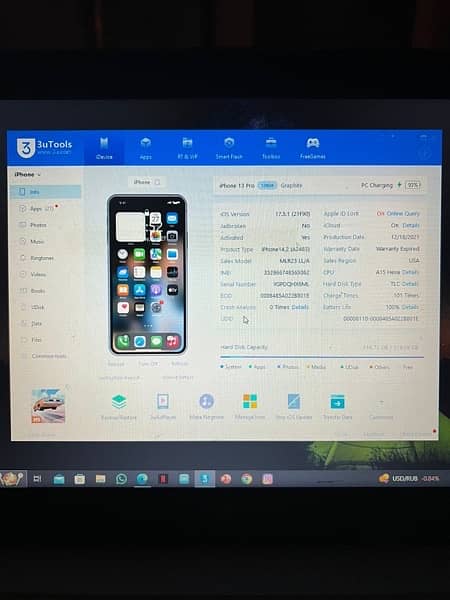 Iphone 13pro jv | 128gb | 100% battery health 6