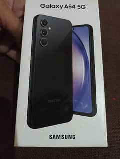 Samsung A54 8 128 box pack phone