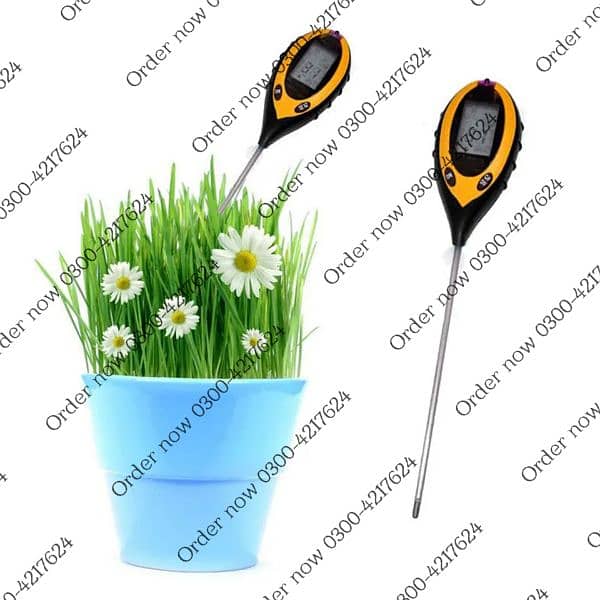 4 in 1 Soil Tester home Soil Hygrometer humidity Meter / PH Tes 2