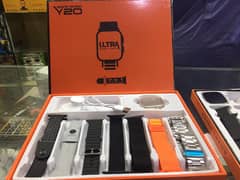 Y20 ultra smart watch with 7 straps and water proof and sealed pack 0